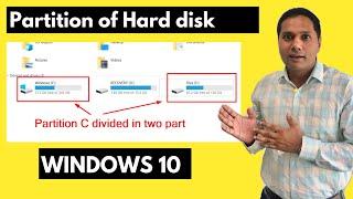 Hard Disk Partition in Windows 10