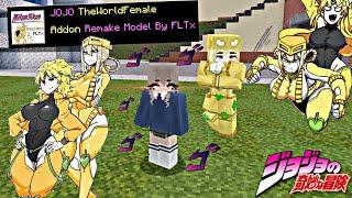 JOJO'BIZAREE ADDON THE WORLD FEMALE MODEL BY FLTx MINECRAFT PE 1.20.30+