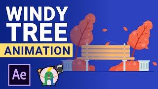 How to animate windy tree in After Effects Tutorial