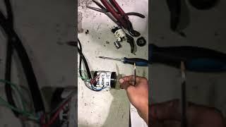 TYRE CHANGER MACHINE REPAIR REVERSE & FORWARD SWITCH(DRUM OR SQUARE) CONNECTION 3 OR 1 PHASE WIRING.