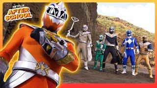 Orange Cosmic Ranger SAVES Solon!  Power Rangers Cosmic Fury | Netflix After School
