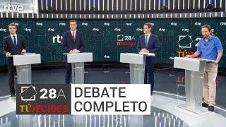 Debate a cuatro completo | #ELDEBATEenRTVE