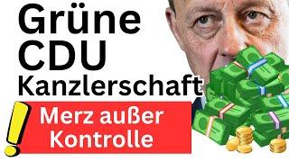 Merz: Grüne Politik statt Erhard!