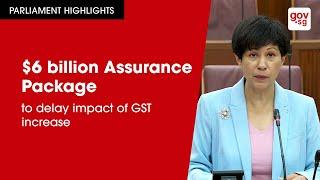 $6 billion Assurance Package to delay impact of GST increase