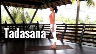 Tadasana, the basic standing pose in Yoga