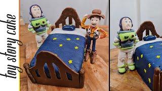 Toy story cake | Andy's bed | sugar free cake | sugar free fondant cake | by Amruta