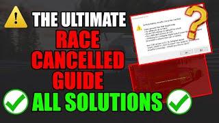 ULTIMATE Race Cancelled Guide (ALL Solutions) | Assetto Corsa | Game Crashing (No Hesi/AEO/DJ)
