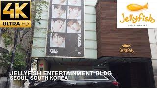 [4K] Walking to Jellyfish Entertainment Building (Home to VIXX and Gugudan), 젤리피쉬 엔터테인먼트까지 걸어보기