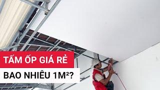 Tấm nhựa giá rẻ bao nhiêu 1m2 | Báo giá tấm nhựa ốp trần