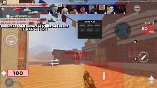 Roblox arsenal script showcase Aimbot Silent Aim INF jump tbao hub {FREE ROBLOX IOS EXECUTOR}