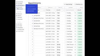 Photographers Booking Calendar - Admin dashboard