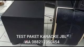 TEST PAKET KARAOKE JBL SEBELUM DI KIRIM KE PEMBELI