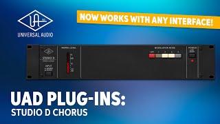 Universal Audio UAD Studio D Chorus Plug-in Demo