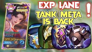 FINALLY EXP LANE MASHA TANK RAMPAGE BUILD IS BACK!!!