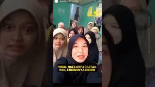 Viral Mahasiswa KKN ngeluh di sosmed soal fasilitas, berujung diusir #shorts