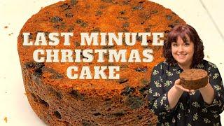 Christmas Cake Recipe - Can be made last minute, no need to feed