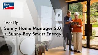 TechTip: Connecting a Sunny Home Manager 2.0 to Sunny Boy Smart Energy 3.6 / 4.0 / 5.0 / 6.0