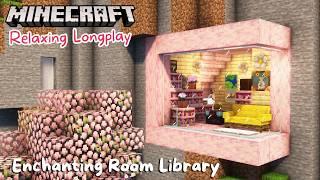 Minecraft Longplay | Cliff House Enchanting Room (no commentary)