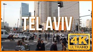 Tel Aviv Business District to City Center Walk Tour | Israel   | May 2022 | 4K 60 FPS