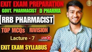 Exit Exam 2025 की तैयारी | D.Pharma Exit Exam 2025 | Preparation For Exit Exam | Important MCQs