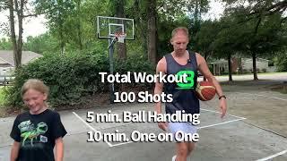 50 Day Skills Challenge Demo #1 ON COURT WORKOUT