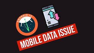 How to Fix Mobile Data Not Working After Updating to Android 14 | No Internet Connection