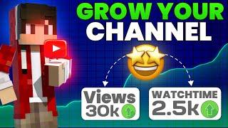 Grow Your Minecraft Channel In 2025! ||  To Grow a Gaming Channel in 2025!