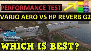 VARJO AERO vs REVERB G2: A WORTHY UPGRADE? MSFS VR | ULTRA SETTINGS FPS TEST