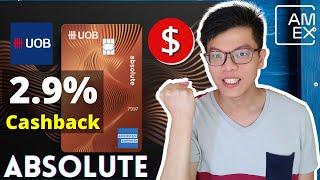 UOB Absolute Cashback Card Review - Up to 2.9% LIMITLESS Cashback on ALMOST Everything?