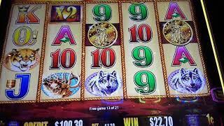 Last $20 With GREAT BONUS WIN On BUFFALO GOLD Slot Machine - SunFlower Slots