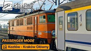 SimRail - Passenger Mode | EP08-001 Electric Locomotive | Kozłów - Kraków Główny