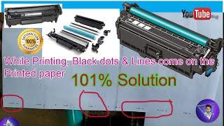 Printed paper Black dots and black lines Full Solution Gurrented 100% ..