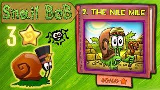 Original  Snail Bob - Nile Mile aka Egypt - All Stars ⭐ Walkthrough Gameplay Speedrun