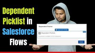 Dependent picklist in Salesforce flow | Input screen component in Screen Flow