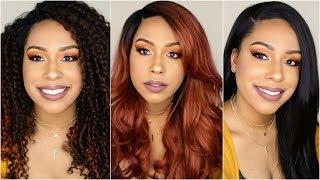 Fall Synthetic Wig Lookbook! | TheHeartsandcake90 | 2018