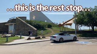 What’s up with this Texas rest stop?