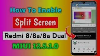redmi Note 7,7s,Note 8,Note 9 how to split screen after miui 12.5.1.0 update #iphone #splitscreen
