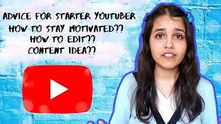 "My ADVICE For STARTER YouTuber" | Vibs World