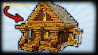 Minecraft - How To Build A Survival House | Starter House | Tutorial |