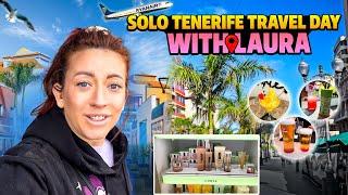 SOLO Travel Day to Tenerife! Packing, Duty Free & AMAZING views landing ️ ️ Ryanair FR4344