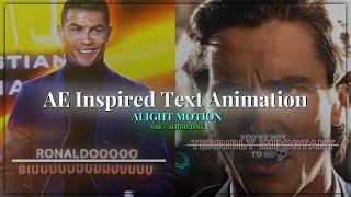 AE Like Text In Alight Motion | Popular Alight Motion Text Animations Pack | XML & LINK