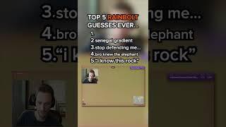 rainbolt's top 5 best guesses ever...