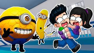 ESCAPA DE LA PRISION DE LOS MEGA MINIONS EN ROBLOX  | MINIONS BARRY'S PRISON RUN COMPLETO | ADRI SF