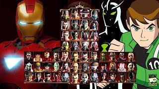 Mortal Kombat 9 - IRON MAN & BEN 10 - Expert Tag Ladder - Gameplay @(1080p) - 60ᶠᵖˢ 