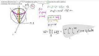 Example: Volume in Spherical Coordinates