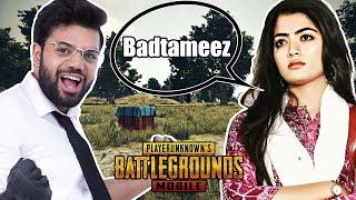 Roasting A Random Girl In PUBG MOBILE !!!