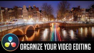 How to Organize Your Video Editing with Markers, Flags, and Clip Colors - Resolve 16 Tutorial