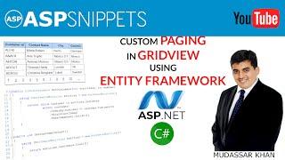 ASP.Net Entity Framework GridView Custom Paging tutorial