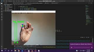 Audio Control by Hand Gestures using OpenCV, Mediapipe