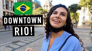 DISCOVER RIO DE JANEIRO  DOWNTOWN RIO IS UNDERRATED! (TRAVEL BRAZIL)